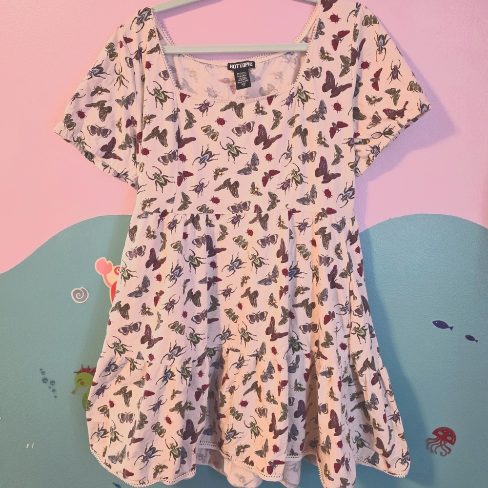 Hot Topic Insect Babydoll Dress 2X